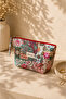 Makeup Bag Quilted Organizer - Travel Cosmetic Organizer Zippered Multi-Purpose Women's Bag 23X14X6 cm - 7