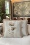 Elegant Floral Motif Floral Fringed Pillowcase - Natural Botanical Mink Tassel Throw Pillow Cover - 6