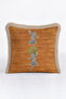 Exotic Leopard Figured Safari Fringed Pillowcase - Mink Cinnamon Khaki Cream Tassel Throw Pillow Cover - 2