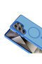 Galaxy S25 Ultra Case Magsafe Supported Camera Raised Silicone Matte Anti-Fingerprint Senk - 4