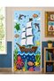 Elastic Door Decoration, Fabric Door Dressing, Ship Themed, Classroom Door, School Event Door Decoration