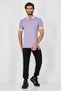 Men Slim Fit Short Sleeve Outdoor Polo Shirt, Mauve - 4