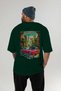 Los Angeles Usa Green Oversize Country City Back Printed Unisex T-Shirt 100% Cotton Premium - 5
