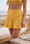 Muslin Ruffled High Waist Mini Skirt - 5
