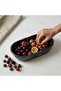 Marble Dough Bowl 10" Inches Black Key Bowl For Dining Table Décor, Ideal Decorative Bowl - 3
