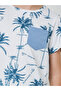 Teens Palm Print T-Shirt And Shorts Set - 3
