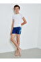 Teens Swim Shorts With Side Panel Print