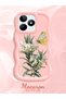 Realme C51 Compatible Case Camera Protector Pink Silicone Couple Phone Case Butterfly Pattern - 2