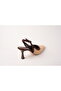 Brown Detailed Wicked Heel Shoes - 5
