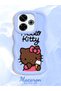 Redmi 13 4g Compatible Case Camera Protector Blue Silicone Couple Phone Case Kitty Pattern - 2