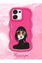 Oppo A6 Pro 5g Compatible Case Camera Protector Red Silicone Couple Phone Case Girl Pattern - 2
