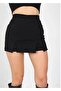 Women's Double Slit Lycra Shorts Skirt