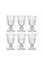 6 PCS Etched Crystal Goblet Set – 12.5 × 8 cm - 2