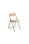 ELGIN FOLDING CHAIR - BEIGE - 4