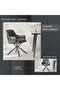 VEDETTE DINING CHAIR FABRIC - GREY - 8