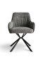 VEDETTE DINING CHAIR FABRIC - GREY - 6