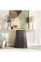 MERLA CONSOLE TABLE SINTERED STONE - BEIGE & BLACK - 2