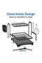 2-Tier Dish Drying Rack with No Water Buildup Drainboard, Keeps Counter Dry, Large Capacity Rustproof Dish Drainer for Kitchen Countertop with Utensil Holder - 6