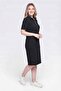 Tolga Saraçoğlu Zipper Detailed Midi Dress 40219 - 3