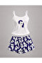Purple My Little Pony Rarity Patterned Premium Shorts Set -Yukatay