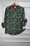 Plus Size Mother's Viscose Button-Up Shirt - 3