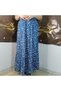 Elastic Waist 3-Layer Ruffle Viscose Fabric Skirt, Mevlana Long Cotton Skirt, Size 38-46 - 5