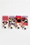 Licensed Minnie Mouse 4-Piece Girls' Booties Cotton Socks Daily Socks Gift Socks Cute Hero Socks Mn22864 - 3