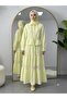 Lace Trim Shirt and Skirt Set - 2