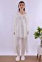 Prenatal and Postnatal Long Robe Maternity Pajama Set Effortt - 6
