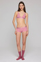 Women's 3-Piece Boyshort Panties Set - Rainbow 6 - 3