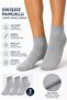 . 3-Piece Cotton Seamless Half-Cuff Socks Above Ankle Comfortable Daily Sports Socks - 4