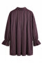 Shirt with Back Pleated Pockets Y0147 - Mürdüm - 4