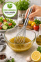 Stainless Steel Kitchen Whisk 28cm Hand Mixer Wire Whisk Egg Cream Sauce Dough Whisk - 3