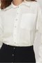 Shirt Collar Muslin Tunic 46739 - 3