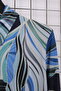 Women's Plus Size Lycra Shirt Collar Placket Patterned Long Sleeve Mom T-Shirt Shirt Combed Cotton Blouse - 8