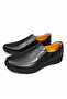 Genuine Leather Flexible Poly Sole Casual Black Shoes - 4
