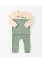 100% Cotton 0-3-6-9-12 Months Baby Boy Car Printed Thin Seasonal 2-Piece Top and Bottom Baby Set - 5