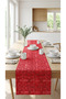 100% Cotton Red Rectangular Special Patterned Runner 40X150