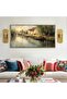 Signtouch European Riverside Village Canvas Wall Art 60x120 cm With Outer Frame for Office Decor - 4