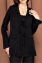 Drawstring Blazer Jacket - 5