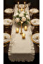 100% Cotton Special Patterned Ruffled Runner 40X110 - 5
