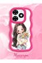 Tecno Spark 20 Compatible Case Camera Protector Red Silicone Couple Phone Case Girl Pattern - 2