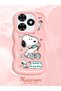 Tecno Spark 20 Compatible Case Camera Protector Pink Silicone Couple Phone Case Stripe Pattern - 2