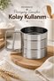 Stainless Metal Flour Sieve 250 Gr Manual Hand Type Fine Pore Flour Cocoa Powdered Sugar Sieve - 4