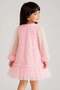 Fairy Tale Rose Girl's Dress Candy Pink - 3