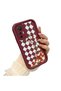 Xiaomi Mi 12 Lite Compatible Case Camera Protector Burgundy Silicone Couple Phone Case Floral Pattern - 3