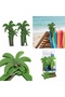 Palm Tree Design Beach Towel Pegs - Set of 2 - Towel Fixer for Sun Loungers