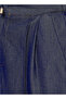 Baggy Fit Mid-Rise Pleated Denim Trousers - 2