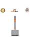 Lightning to 3.5mm Audio Jack and Charging Port Adapter, Dual Function Splitter