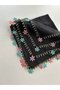 Handcrafted Needlepoint Embroidered Writing/Needlepoint/Needlepoint Yemeni/Handcrafted Cheesecloth/Hand Knitting - 2